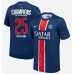 Tanie Strój piłkarski Paris Saint-Germain Koszulka Podstawowej 2024-25 UCL Champions Krótkie Rękawy